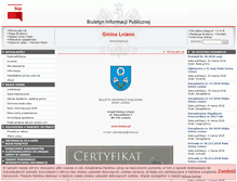 Tablet Screenshot of bip.lniano.pl